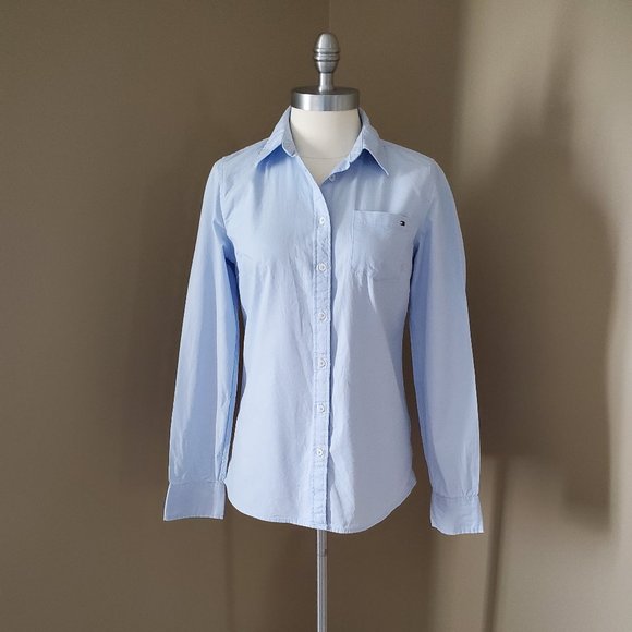 Tommy Hilfiger Chambray Blouse - Picture 1 of 1